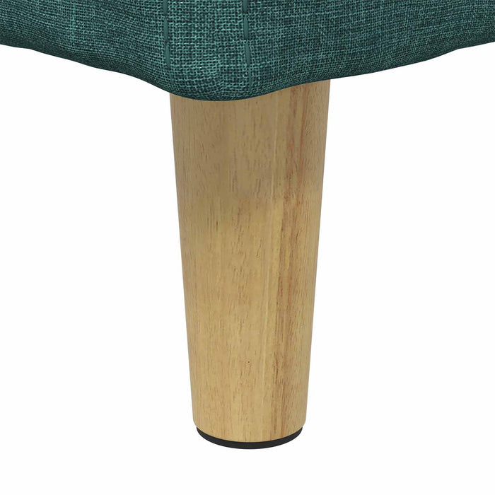 Ottomană de depozitare Verde închis 40 x 40 x 45 cm țesătură - WALTI WALTI
