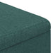 Ottomană de depozitare Verde închis 60 x 60 x 45 cm țesătură - WALTI WALTI