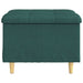 Ottomană de depozitare Verde închis 60 x 60 x 45 cm țesătură - WALTI WALTI