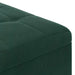 Ottomană de depozitare Verde închis 60 x 60 x 45 cm Catifea - WALTI WALTI