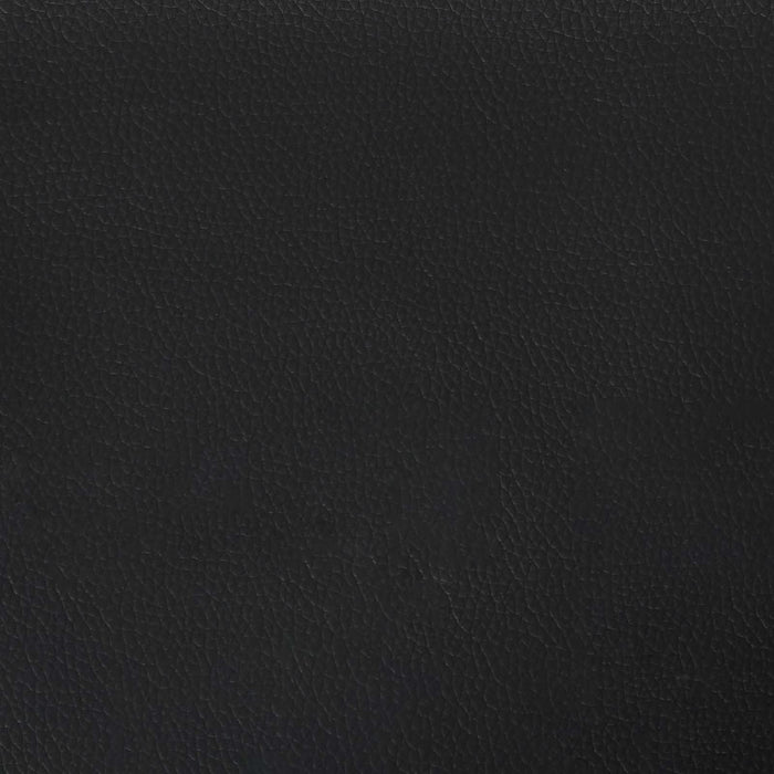 Ottomană de depozitare Negru 60 x 60 x 45 cm Piele artificială - WALTI WALTI