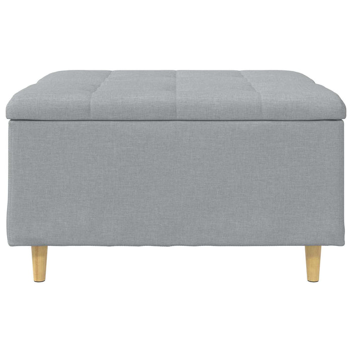 Scaun cu buton cu pernă Gri deschis 80 x 80 x 45 cm țesătură - WALTI WALTI