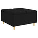 Scaun cu buton cu pernă Negru 80 x 80 x 45 cm țesătură - WALTI WALTI