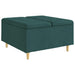 Scaun cu buton cu pernă Verde închis 80 x 80 x 45 cm țesătură - WALTI WALTI