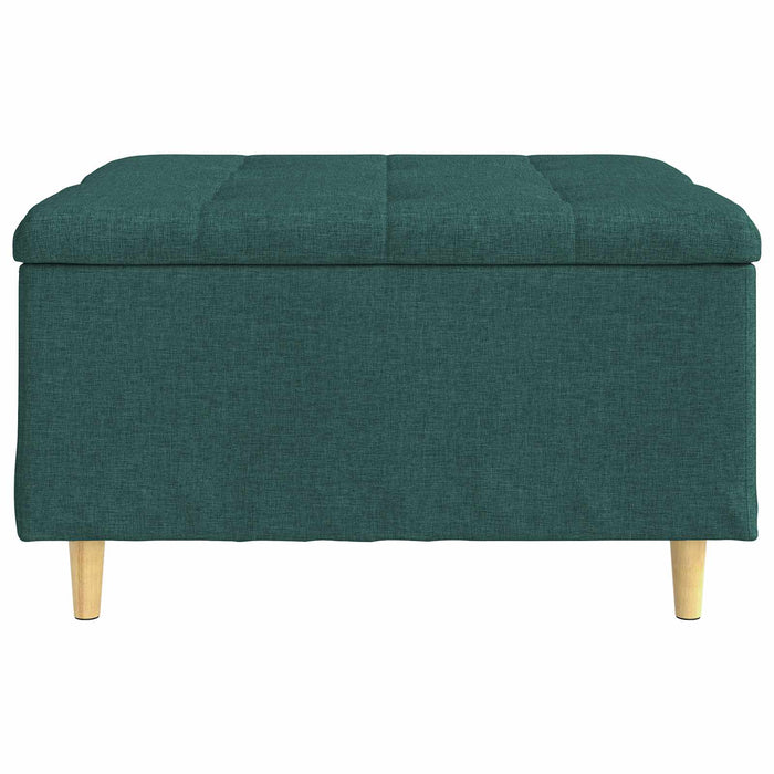 Scaun cu buton cu pernă Verde închis 80 x 80 x 45 cm țesătură - WALTI WALTI