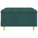 Scaun cu buton cu pernă Verde închis 80 x 80 x 45 cm țesătură - WALTI WALTI