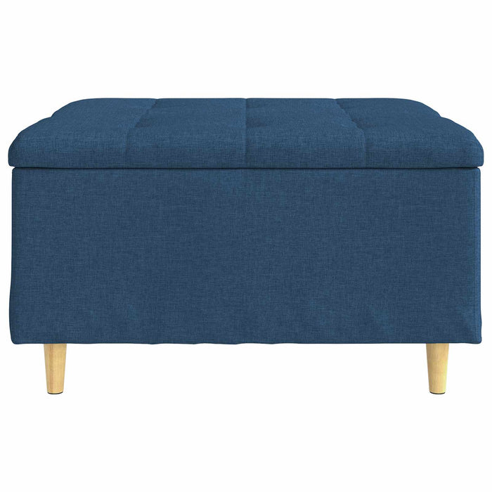 Scaun cu buton cu pernă albastru 80 x 80 x 45 cm țesătură - WALTI WALTI