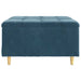 Scaun cu buton cu pernă albastru 80 x 80 x 45 cm Catifea - WALTI WALTI