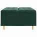 Scaun cu buton cu pernă Verde închis 80 x 80 x 45 cm Catifea - WALTI WALTI