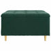 Scaun cu buton cu pernă Verde închis 80 x 80 x 45 cm Catifea - WALTI WALTI