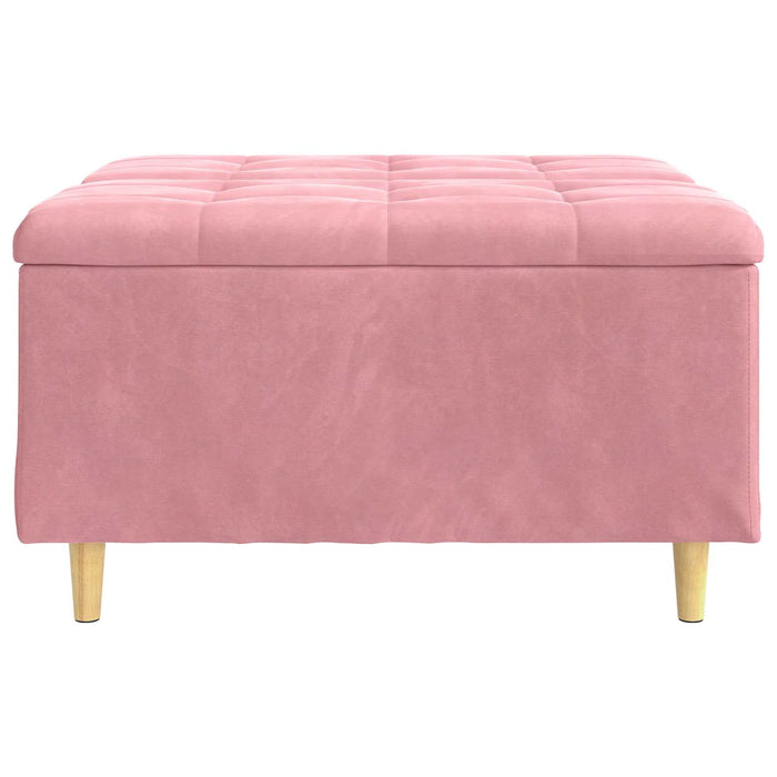 Scaun cu buton cu pernă Roz 80 x 80 x 45 cm Catifea - WALTI WALTI