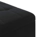 Scaun cu buton cu pernă Negru 80 x 80 x 45 cm Catifea - WALTI WALTI
