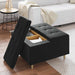 Scaun cu buton cu pernă Negru 80 x 80 x 45 cm Catifea - WALTI WALTI
