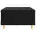 Scaun cu buton cu pernă Negru 80 x 80 x 45 cm Catifea - WALTI WALTI