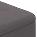 Scaun cu buton cu pernă Gri 80 x 80 x 45 cm Piele artificială - WALTI WALTI