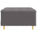 Scaun cu buton cu pernă Gri 80 x 80 x 45 cm Piele artificială - WALTI WALTI