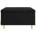 Scaun cu buton cu pernă Negru 80 x 80 x 45 cm Piele artificială - WALTI WALTI