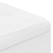 Scaun cu buton cu pernă Alb 80 x 80 x 45 cm Piele artificială - WALTI WALTI