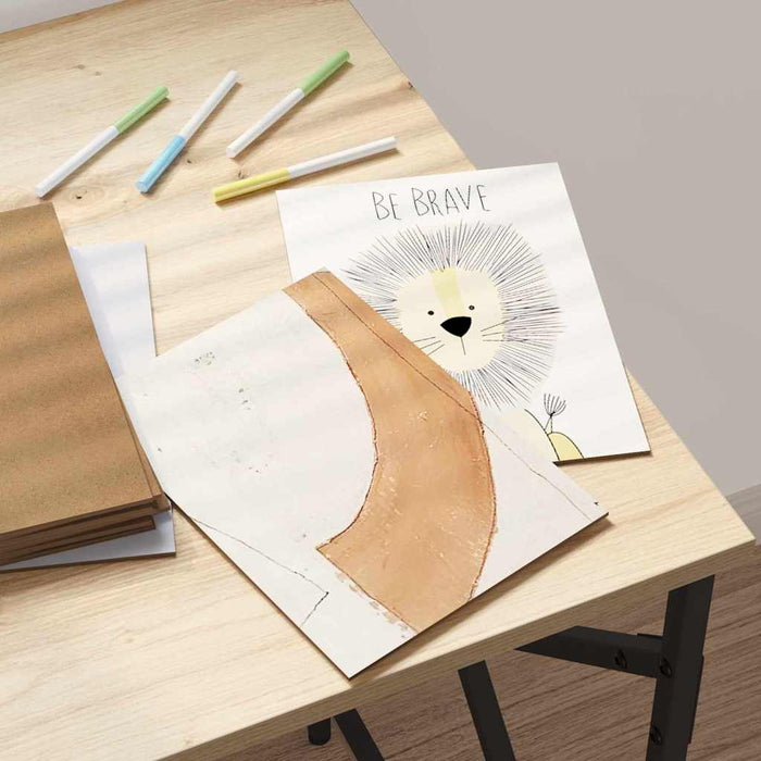 Panouri de decor 12 pcs Alb 15 x 21 x 0.27 cm Lemn compozit - WALTI WALTI