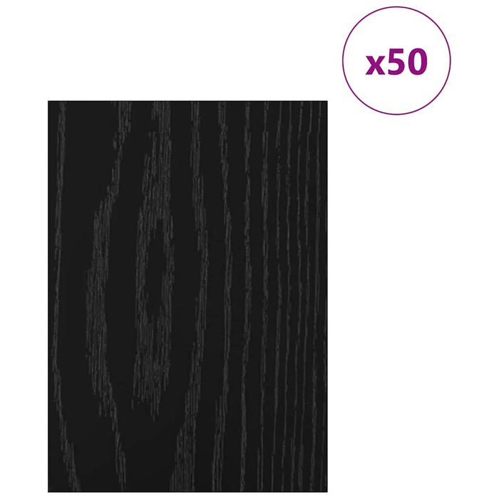Panouri de decor 50 pcs Stejar Negru 15 x 21 x 0.27 cm - WALTI WALTI