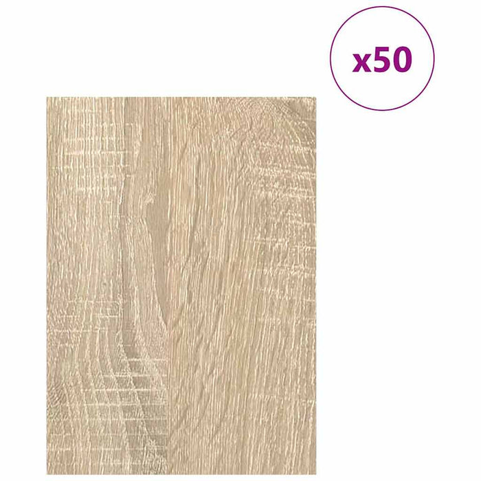 Panouri de decor 50 pcs Stejar Sonoma 15 x 21 x 0.27 cm - WALTI WALTI