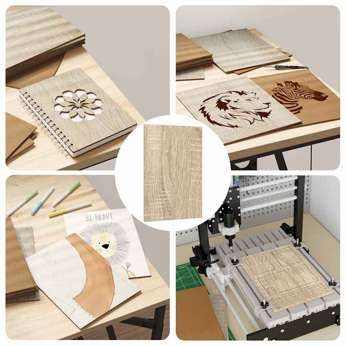 Panouri de decor 150 pcs Stejar Sonoma 15 x 21 x 0.27 cm - WALTI WALTI
