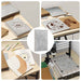 Panouri de decor 50 pcs Gri din beton 15 x 21 x 0.27 cm - WALTI WALTI