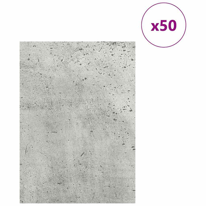 Panouri de decor 50 pcs Gri din beton 15 x 21 x 0.27 cm - WALTI WALTI
