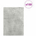 Panouri de decor 150 pcs Gri din beton 15 x 21 x 0.27 cm - WALTI WALTI