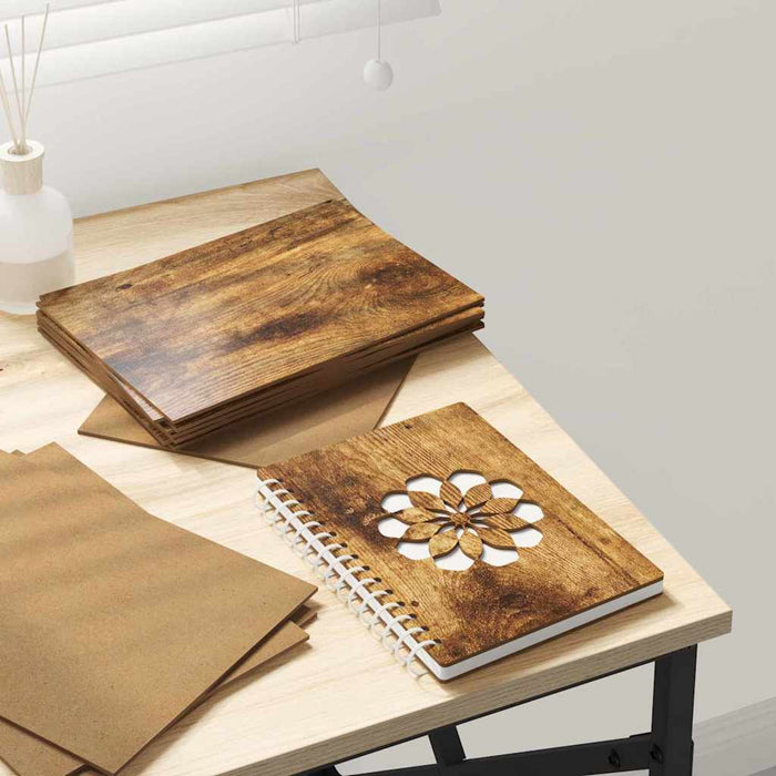 Panouri de decor 50 pcs Stejar fumuriu 15 x 21 x 0.27 cm - WALTI WALTI