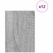 Panouri de decor 12 pcs Gri Sonoma 15 x 21 x 0.27 cm - WALTI WALTI