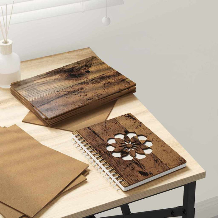 Panouri de decor 12 pcs Lemn vechi 15 x 21 x 0.27 cm - WALTI WALTI