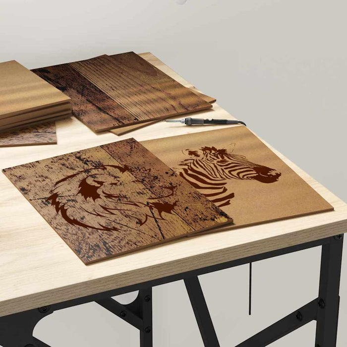 Panouri de decor 12 pcs Lemn vechi 15 x 21 x 0.27 cm - WALTI WALTI