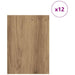 Panouri de decor 12 pcs Stejar Artizanal 15 x 21 x 0.27 cm - WALTI WALTI