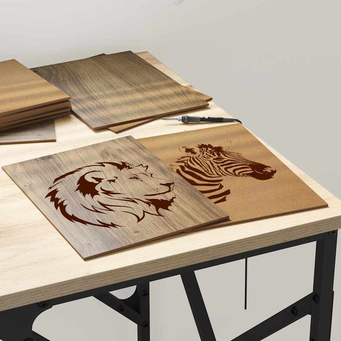 Panouri de decor 150 pcs Stejar Artizanal 15 x 21 x 0.27 cm - WALTI WALTI