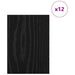 Panouri de decor 12 pcs Stejar Negru 21 x 30 x 0,27 cm - WALTI WALTI