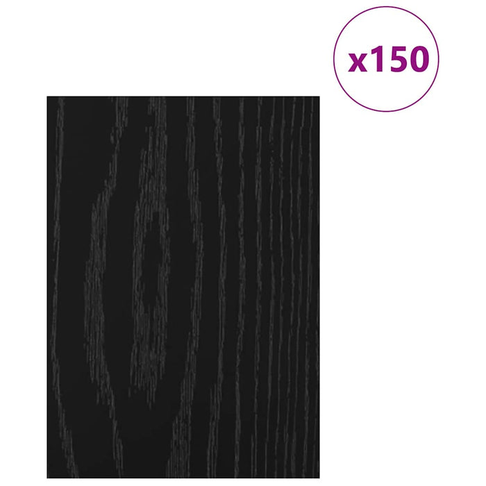 Panouri de decor 150 pcs Stejar Negru 21 x 30 x 0,27 cm - WALTI WALTI