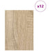 Panouri de decor 12 pcs Stejar Sonoma 21 x 30 x 0,27 cm - WALTI WALTI