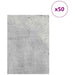 Panouri de decor 50 pcs Gri din beton 21 x 30 x 0,27 cm - WALTI WALTI