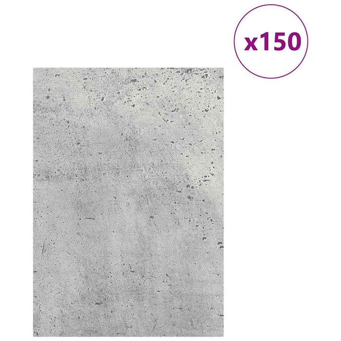 Panouri de decor 150 pcs Gri din beton 21 x 30 x 0,27 cm - WALTI WALTI