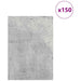 Panouri de decor 150 pcs Gri din beton 21 x 30 x 0,27 cm - WALTI WALTI