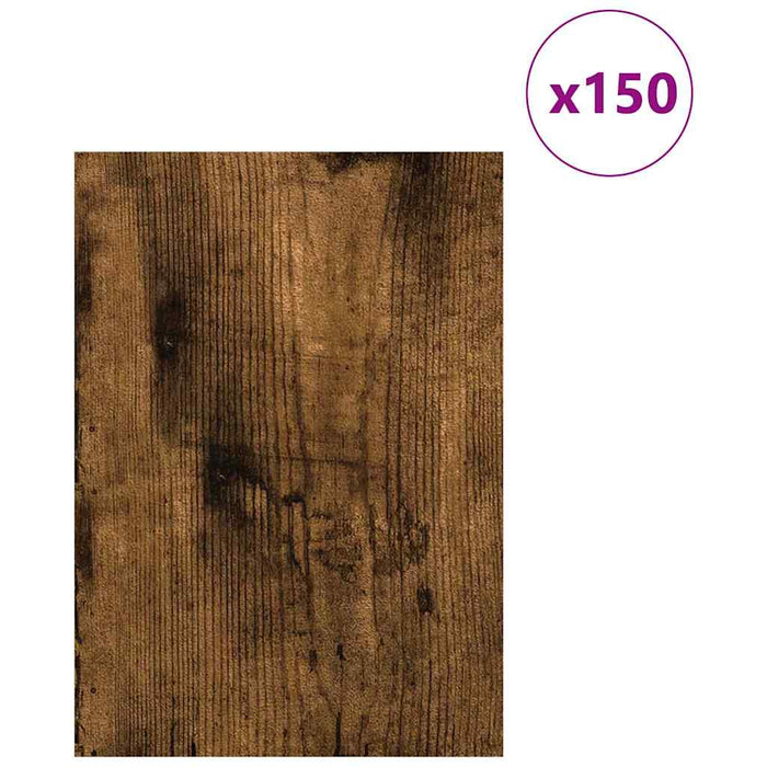 Panouri de decor 150 pcs Stejar fumuriu 21 x 30 x 0,27 cm - WALTI WALTI
