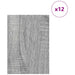 Panouri de decor 12 pcs Gri Sonoma 21 x 30 x 0,27 cm - WALTI WALTI