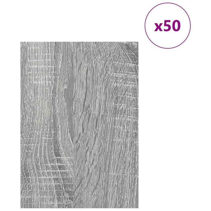 Panouri de decor 50 pcs Gri Sonoma 21 x 30 x 0,27 cm - WALTI WALTI