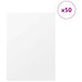 Panouri de decor 50 pcs Alb 30 x 42 x 0.27 cm Lemn compozit - WALTI WALTI