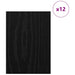 Panouri de decor 12 pcs Stejar Negru 30 x 42 x 0.27 cm - WALTI WALTI