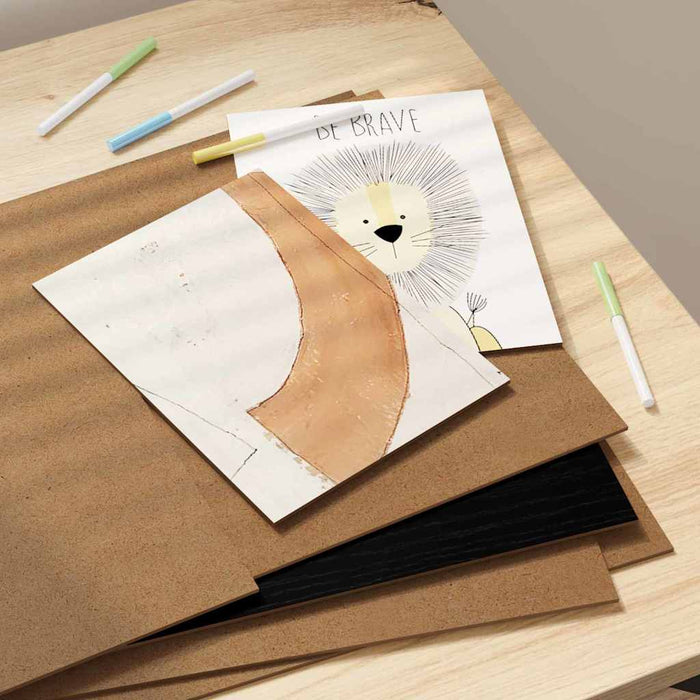 Panouri de decor 50 pcs Stejar Negru 30 x 42 x 0.27 cm - WALTI WALTI