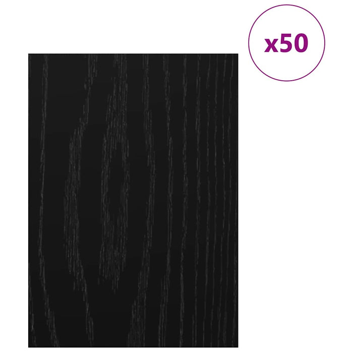 Panouri de decor 50 pcs Stejar Negru 30 x 42 x 0.27 cm - WALTI WALTI