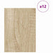 Panouri de decor 12 pcs Stejar Sonoma 30 x 42 x 0.27 cm - WALTI WALTI