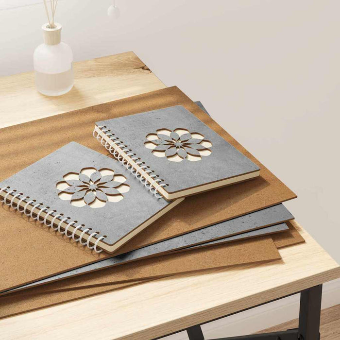 Panouri de decor 50 pcs Gri din beton 30 x 42 x 0.27 cm - WALTI WALTI